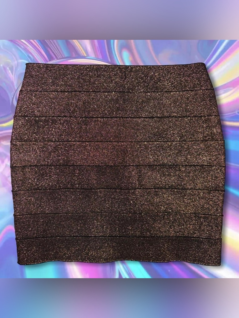 vtg y2k mini bandage skirt - forever21, sz md - Picture 5 of 6